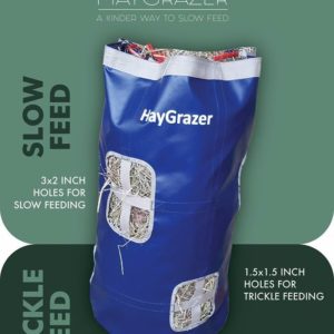 Play trickle slow feed hay bag net